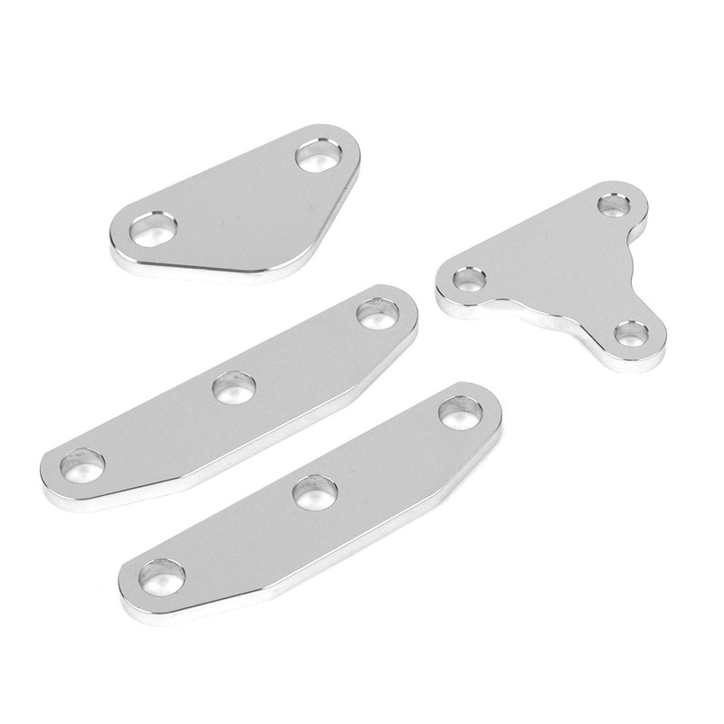 Block Off Plates Kit Aluminum Alloy Exhaust Intake Off Plate