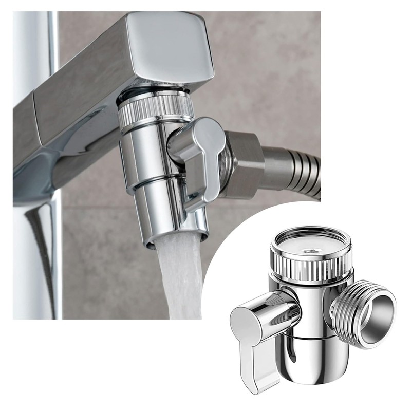 3-Way Tap Diverter Valve, 3-Way Tap Diverter Valve Adapter Switch