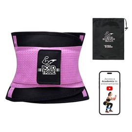 BOLD TRIBE Faja Moldeadora - Fajas Reductoras con Doble Compresión para Gym, Crossfit y Entrenamiento - Fajas Colombianas - Soporte Lumbar - 22 cm de 