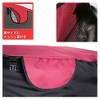 Kawasumi Seisakusyo KW-449AS/RD-BK Cycle Cover (KW-449AS/RD-BK), Red x Black, Size