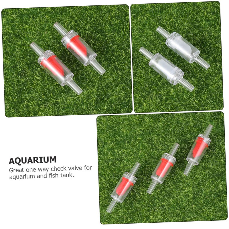 Operitacx 18pcs Mild Abs Aquarium Air Pump Non-Return Check Valves