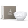 TASSEN XL Porcelain Bowl, Laughing Face Edition, 33 oz. White