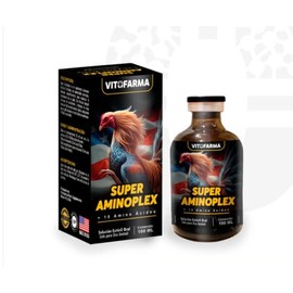 VITOFARMA Aminoacid for Rooster Chicken Vitamins & Minerals Amino Rooster Vitamina para Gallos 100 ml