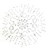 2 Starburst " Iron On Faux Rhinestone Transfer Crystal Hot