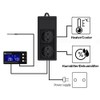 KETOTEK Thermostat Hygrostat Socket Digital with Day/Night Timer, Temperature Controller,