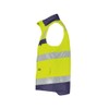 Bilbao Hi-Vis Jacket Yellow/Dark Blue