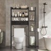 Housolution Over The Toilet Storage with 2 Drawers, 7 Tier