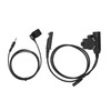 Throat Mic Headset 7.1mm Plug with PTT Adapter Push to