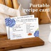 Recipe Cards 4x6, Premium Double-Sided Recipe Cards, 60 PCS Blank