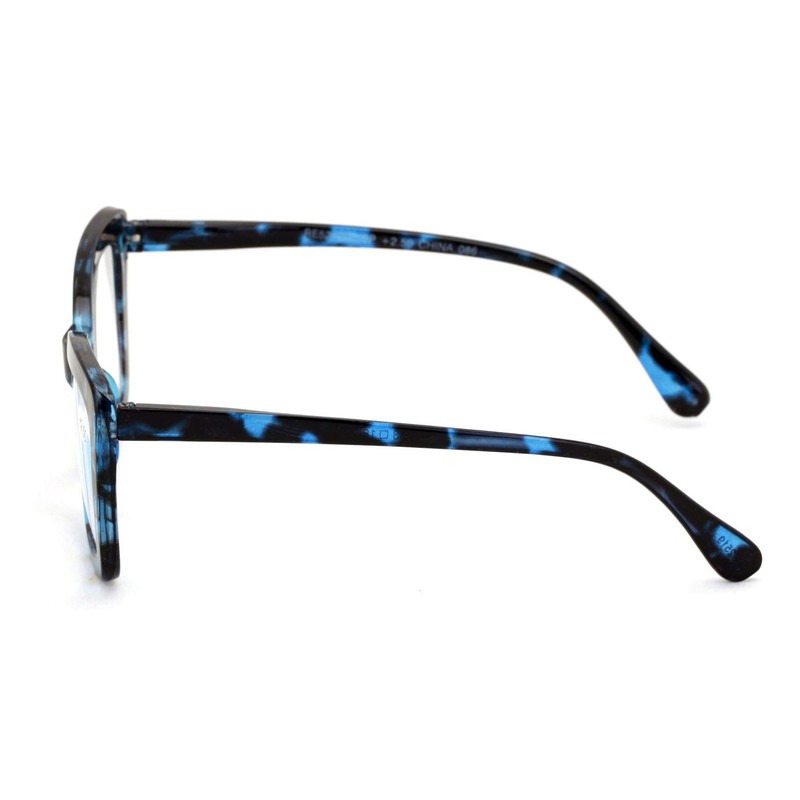 Women Big Lens Butterfly Reading Glasses - Fun Cateye Clear