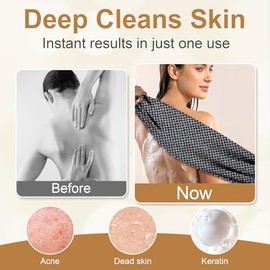 Alorin Toalla Ducha Exfoliante Baño Piel Paño Lavado Primera Cara Cuerpo Hombres