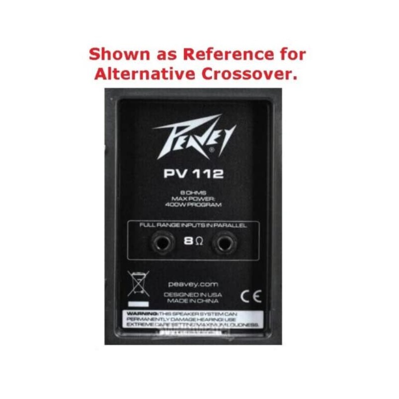 Replacement Upgraded Crossover for Peavey PV 215 Speaker w/Speakon 1/4"