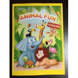 ANIMAL FUN COLORING BOOK NATIONAL GEOGRAPHIC KIDS BRAND NEW JUNGLE ANIMAL COVER