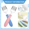 6 Pieces Toddler Forks, Baby Forks for Self Feeding, Stainless