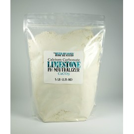 5 Pounds Calcium Carbonate Limestone Powder by The Seed Supply - Rock Dust - Great Soil Amendment and Fertilizer
