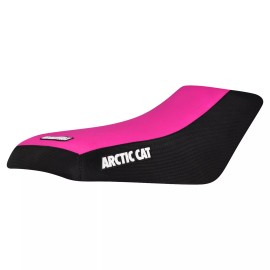 Enjoy Mfg Arctic Cat 250 300 400 454 500 4x4 2x4 Seat Cover BLACK side - PINK top #277