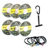 MAXIMUMCATCH Fly Fishing Tippet Line with Tippet Holder & Leader