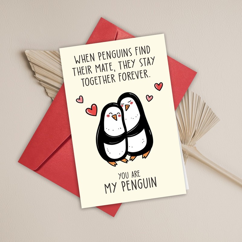 REENYOUNG My Penguin Card, Forever Love