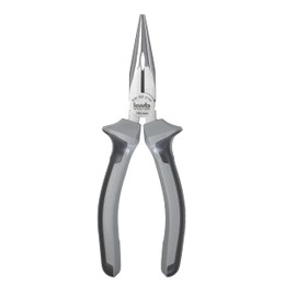 KWB Professional Needle Nose Pliers 160 mm Straight Cutting Edges Induction Hardened 382120 (as per DIN ISO 5745)