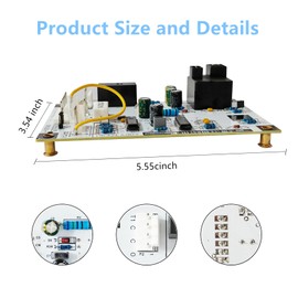 Dicsley HK32EA007 HK32EA001 Defrost Control Board for Carrier Bryant Payne HVAC Equipment Timer Control Circuit Board Replace 1173636 CEPL130524-01