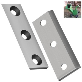 ZHONGXIA 2 Pack Wood Chipper Shredder Blades Replacement for Landworks LCE12, Greatcircleusa GUO054 GUO035 GUO054 Mini Steel Wood Chipper and EFCUT A30/B40 Series, C30/C30 Mi-ni