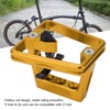 Folding Bike Front Carrier Adapter Aluminium Alloy Hollow Carved Mount