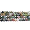 jodaying Gorgeous Natural Indian Agate Gemstone Loose Beads Smooth Round