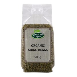 Organic Mung Beans 500g by Hatton Hill Organic | Superfood for Cooking & Sprouting