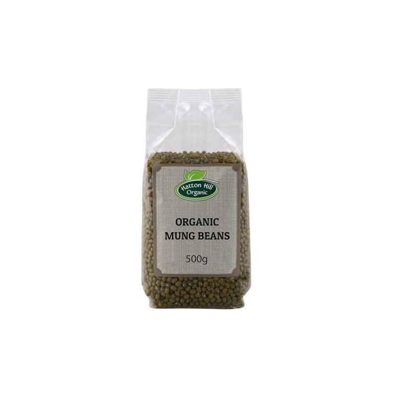 Organic Mung Beans 500g by Hatton Hill Organic | Superfood