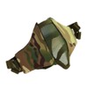 Steel Mesh Protective Face Shield Half Face Oxford Cloth Breathable