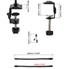 QWORK® Soldering Aid Helping Hand with C-Clamp and 2 Flexible