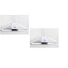 Mainstays Super Heavy Weight Hanger, White, 9-Pack (Pack of 2)