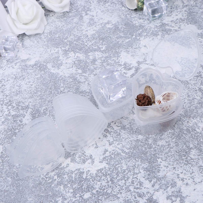 ULTNICE 100PCS Plastic Slime Containers Empty Spice Containers Plastic Jars