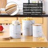 DII Kitchen Accessories Retro Collection Ceramics, Canister Set, Jadeite, 3