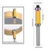Bestgle 8mm Shank Pattern Flush Trim Router Bit withTop and