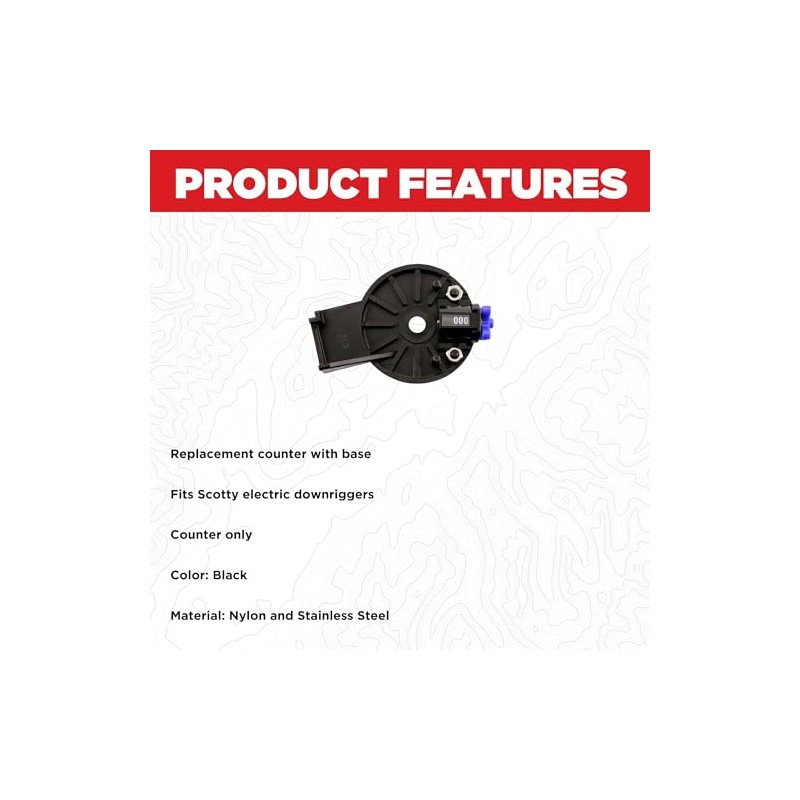 Scotty 1145 Counter ONLY, for Electric Downriggers