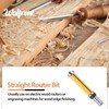 1/2" Shank Straight Router Bit Woodworking Flush Trim Router Bit