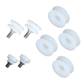 Silscvtt 8pcs Universal Body Window Roller Rear Quarter Glass Set Replacement for Chevelle Malibu Skylark F85 Cutlass 442 Tempest GTO Lemans 1968-1972