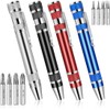 VIVIIHOO Pack of 4 8 in 1 Pen Screwdriver Set