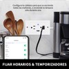 NOVAKA Contacto Duplex, Enchufe Inteligente con Conexión Wifi, Enchufes Contacto