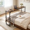 Aibiju Over Bed Desk with Wheels Adjustable Height, King Size