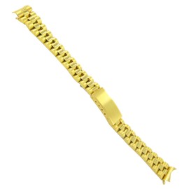 Speidel Bracelet Watch Band 13-14mm Ladies Yellow Gold Straight or Curved End
