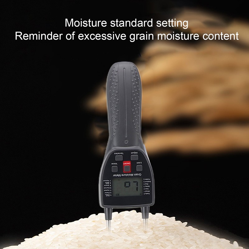 Grain Moisture Tester with Voice 600MM Probe for Rice Wheat