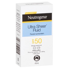 Neutrogena Ultra Sheer Fluid Facial Sunscreen SPF50 40ml