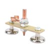 Welding Magnet Head Iron Insulation Board Double Ground Connector Spotter