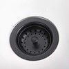 Decor Star KD-001-M 3 1/2" Drop-In Kitchen/Bar Sink Basket Strainer,