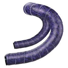 Handlebar Tape, Grip Tape, Anti-Slip, End Plugs, EVA + PU, Left and Right Set, Purple SPF8-PE