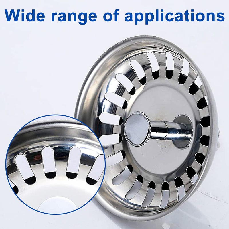 unifun Sink Strainer Basket, Drain Filter with Spigot for Eccentric