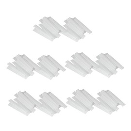 FOMIYES 100pcs Makeup Brush Covers - Reusable Mesh Sleeves Expandable Cosmetic Makeup Brush Pen Guard Protectors for Home Travel Daily Use