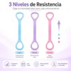 Bandas de Resistencia para Ejercicio, 3 Piezas, Yoga y Pilates
